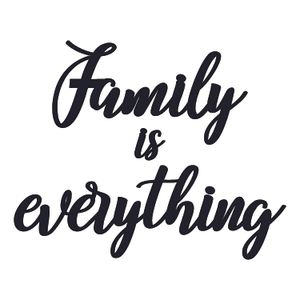 Wallity Zidna dekoracija drvena, Family Is Everything