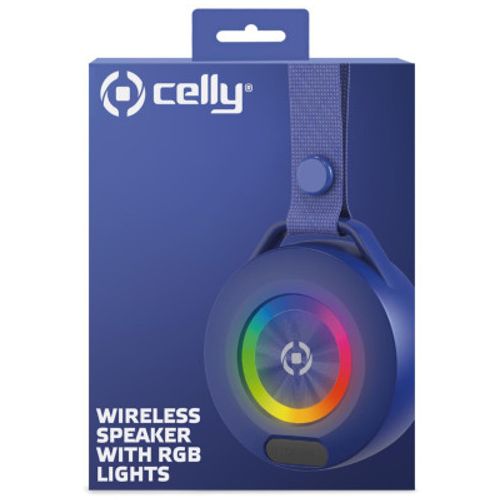 CELLY LIGHTBEAT wireless prenosivi bluetooth zvučnik u PLAVOJ boji slika 3