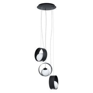 Eglo viseća lampa camargo e14 3x40w crno/bijelo v:1500mm o350mm