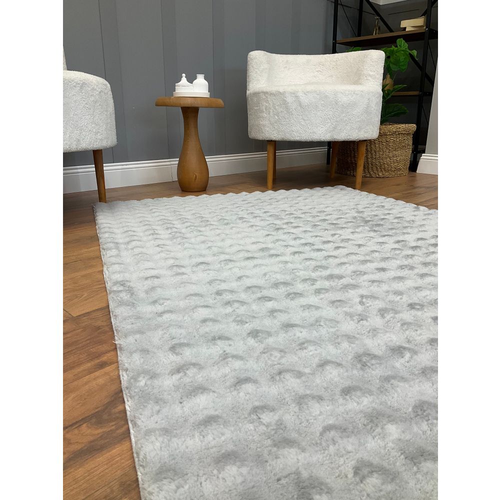 Tepih Puffy Bubble Duz , boja siva (200 x 290 cm)  - izložbeni artikl (oštećenja ambalaža) slika 2