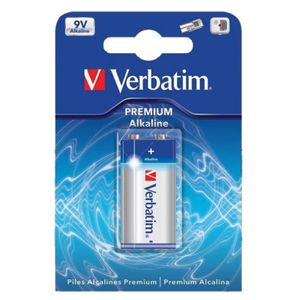 Baterija Verbatim alkalna Premium 9V 6LR61