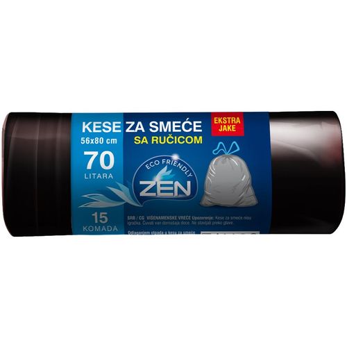 Zen kese za smeće  56CMX80CM 70L sa ručicom slika 1