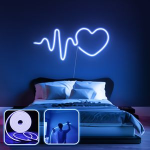 Heart - Medium - Blue Blue Decorative Wall Led Lighting