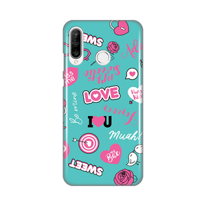 Torbica Silikonska Print za Huawei P30 Lite Love