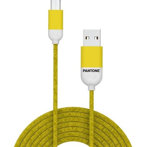 PANTONE Micro USB kabl MC001 u ŽUTOJ boji slika 1