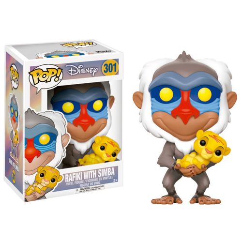 POP! Vinyl figura Disney Kralj Lavova Rafiki s Simbom slika 1