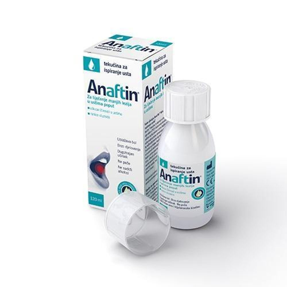 Anaftin Tekućina za Usta 120ml slika 1