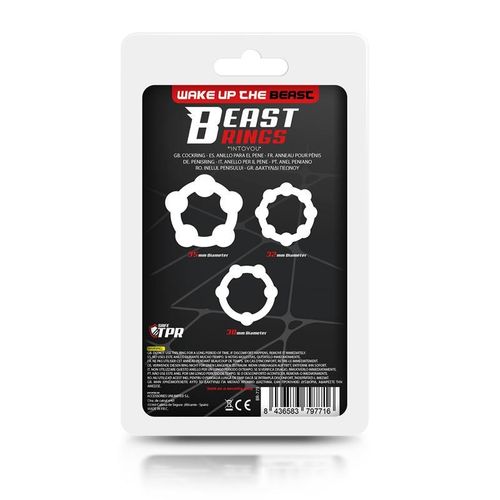 Beast Rings komplet rebrastih penis prstenova slika 6