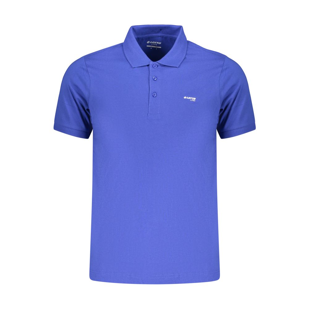 LOTTO MEN'S SHORT-SLEEVED POLO SHIRT BLUE slika 1