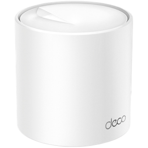 TP-Link Deco X50(1-pack) AX3000 Whole Home Mesh Wi-Fi 6 System, 574 Mbps at 2.4 GHz + 2402 Mbps at 5 GHz, 2× Internal Antennas, 3× Gigabit Ports (WAN/LAN auto-sensing), 2 Streams and HE160 for 5GHz, Deco App, Router/AP Mode, IPv6, IPTV, HomeShield