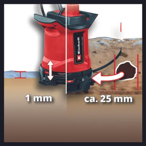 EINHELL Expert  akumulatorska potopna pumpa za nečistu vodu GE-DP 18/25 LL Li-Solo slika 2