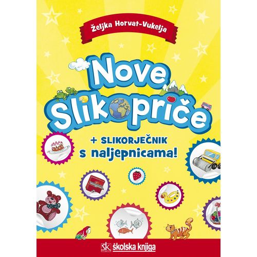 NOVE SLIKOPRIČE + SLIKORIJEČNIK - RADNA SLIKOVNICA S NALJEPNICAMA slika 1