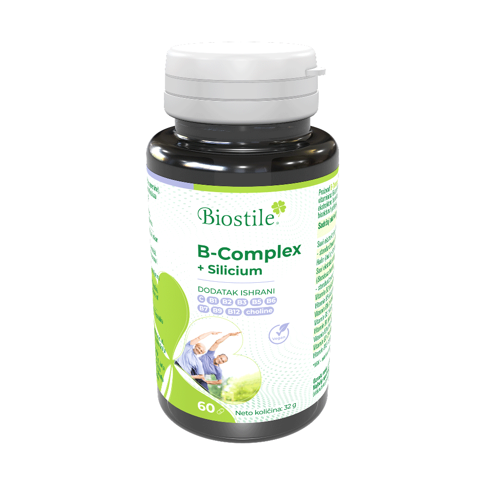 Biostile B-Complex + Silicijum A60 slika 1
