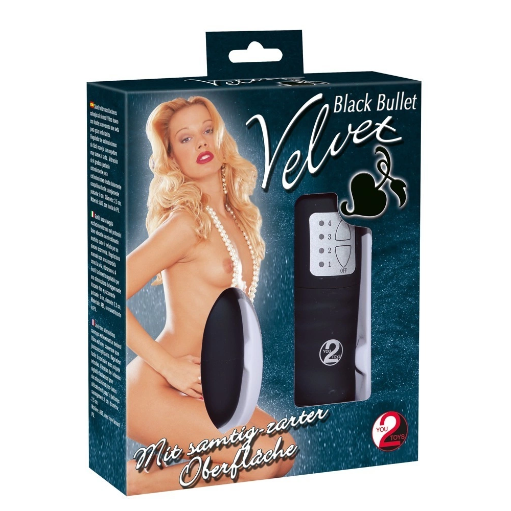 You2Toys Velvet Black Bullet slika 1