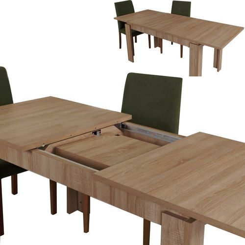 Woody Fashion Proširivi stol za blagovaonicu, Huqqa - Light Oak slika 4