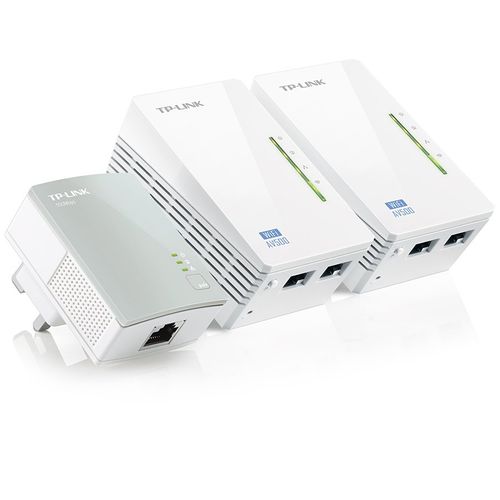 TP-Link TL-WPA4220TKIT Powerline WiFi Extender AV500, 3-dijelni komplet slika 1