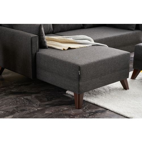 Bella Mini Corner Sofa Left - Anthracite Anthracite Corner Sofa-Bed slika 4