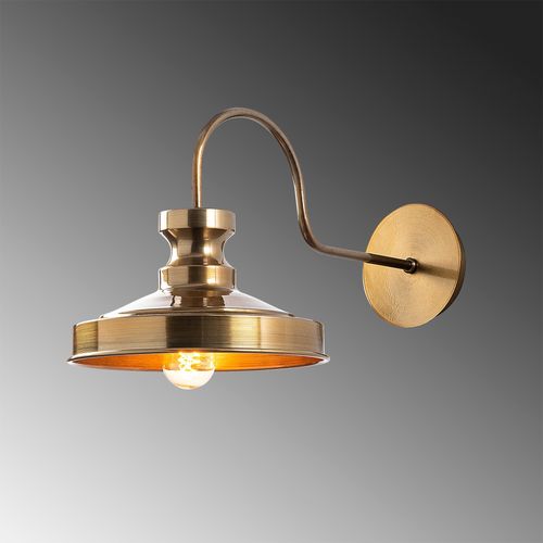 Opviq Zidna lampa BOAT zlatna, metal, 22 x 42 cm, visina 23 cm, E27 40 W, Berceste - 182VINTAGE-A slika 4