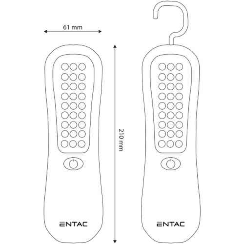 Entac radna lampa 27 LED 1W slika 2