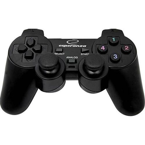 Esperanza WARRIOR igraća konzola gamepad PC crna slika 7