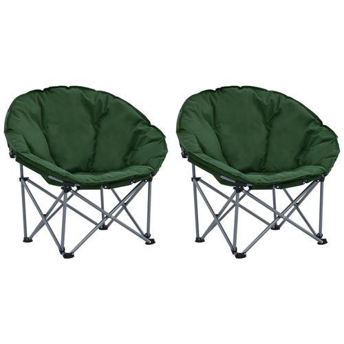 Sklopive okrugle stolice 2 kom zelene slika 15