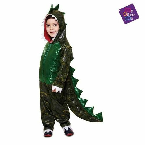 Svečana Dječja Kostim T-Rex Zelena za Dob 5-6 Godina slika 2