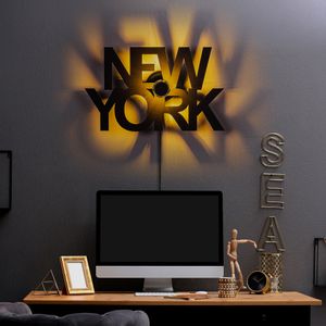 Newyork Black Wall Lamp