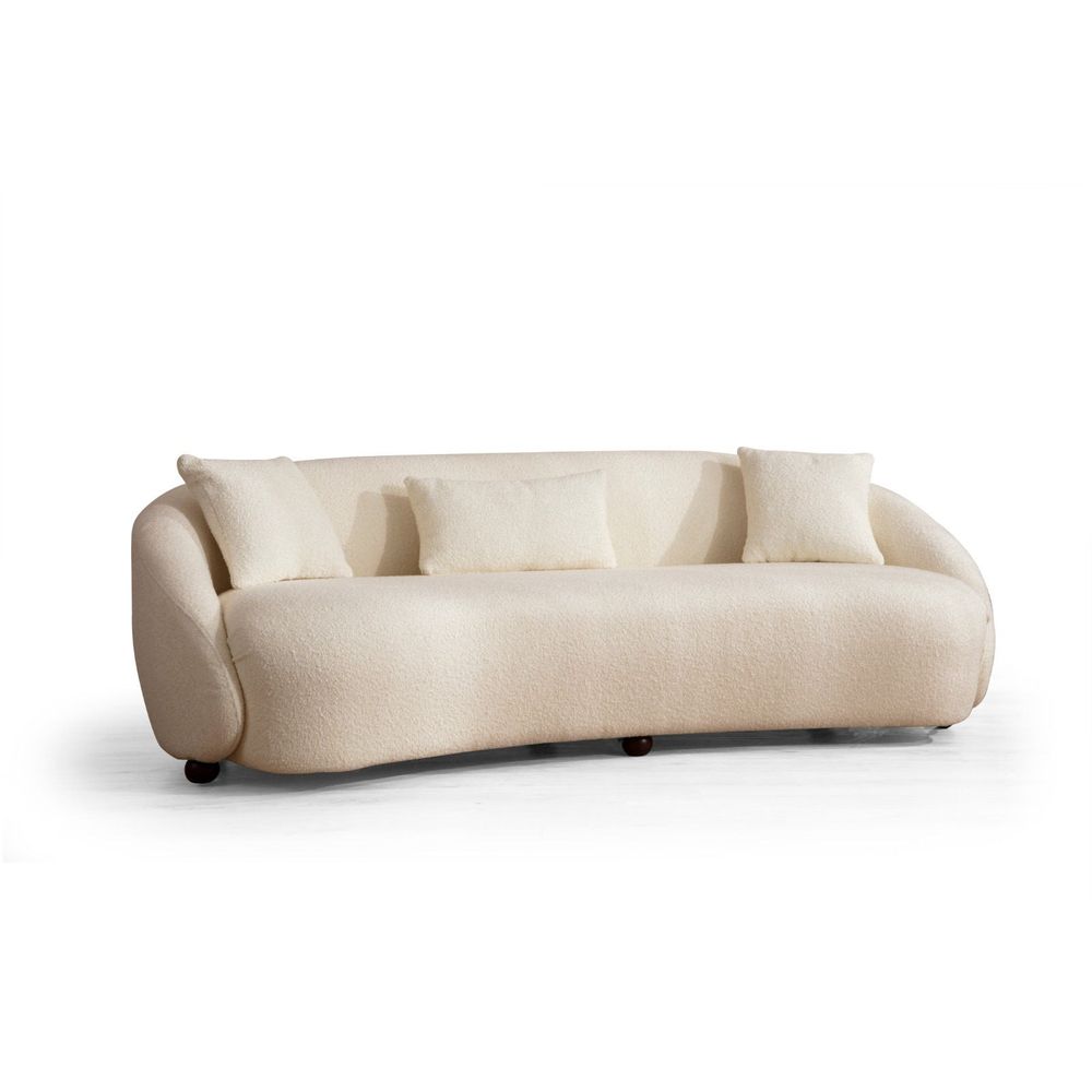 Trosjed Napoli Cream Bouclette slika 6
