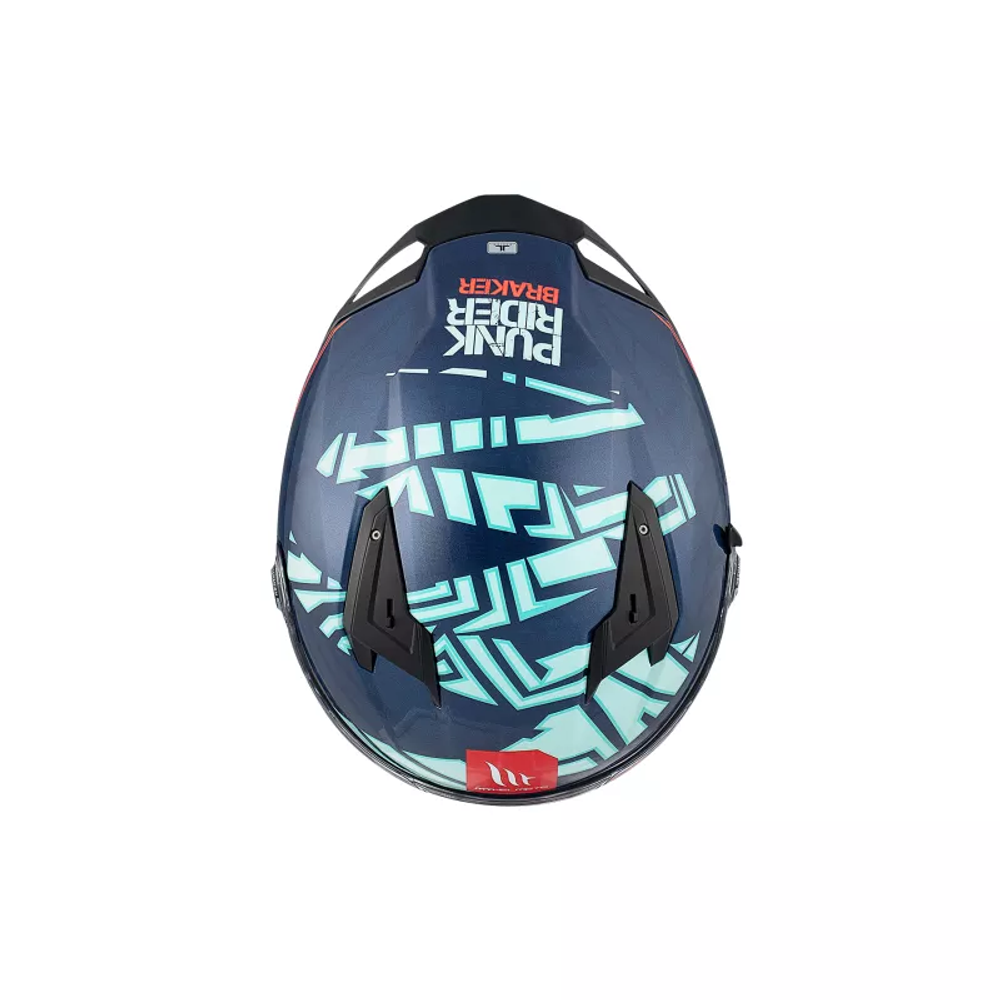 MT Helmets vizir za moto kacigu Breaker SV Punk Rider C7 GLOSS slika 3