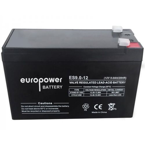 UPS Battery Europower ES12-9 12V 9Ah slika 1