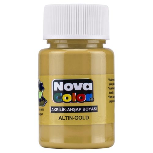 Nova Color Slikanje - Akrilne Boje 30g - Zlatna - 540297 slika 1