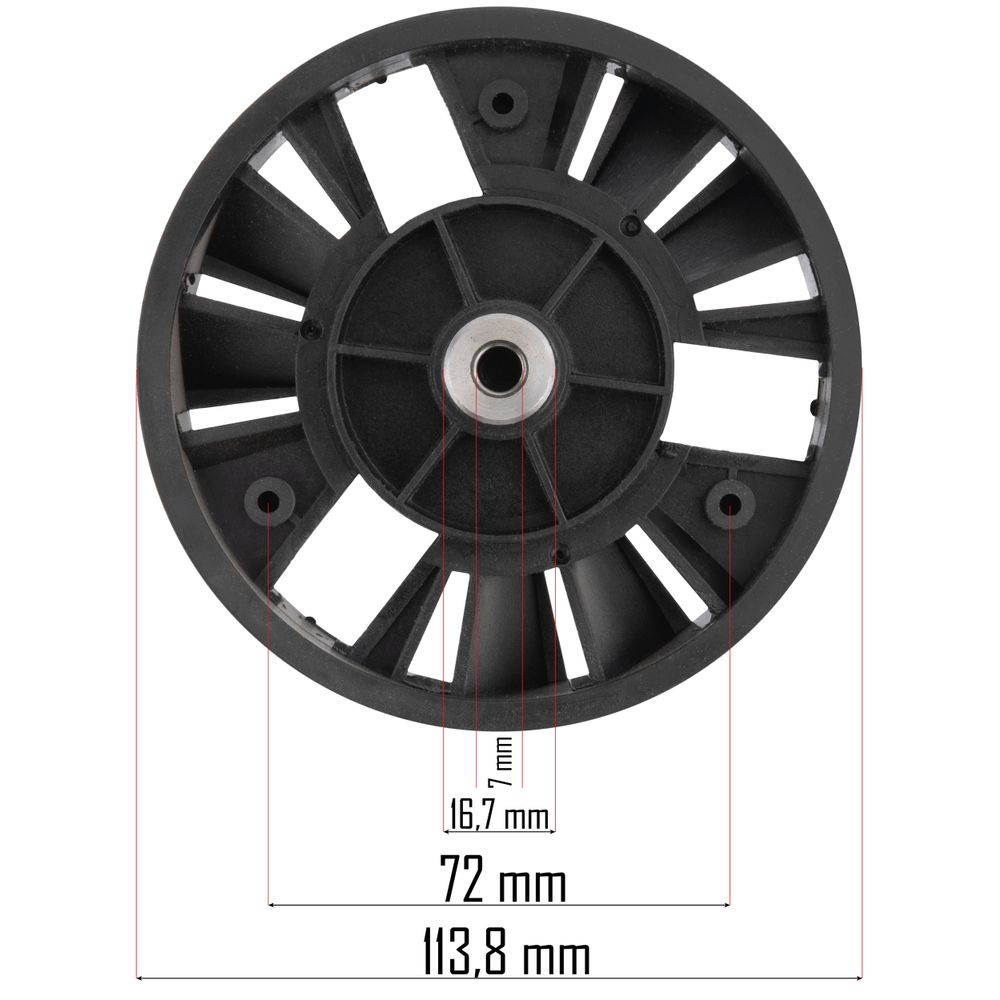 Remenica (velika) za električnu kosilicu PM-KSE-2200MN-KP1 slika 3