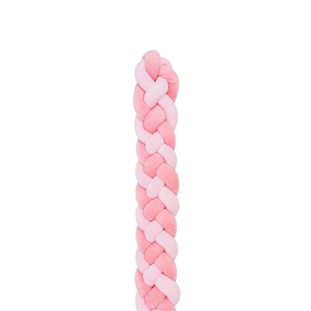 Kikka Boo Ogradica pletenica za krevetac 180x15cm, Pink slika 2