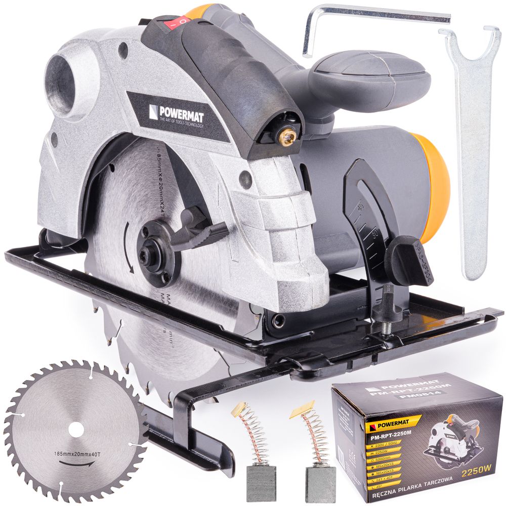 PM-RPT-2250M Ručna kružna pila 185 mm 2250 W slika 1