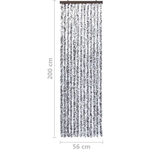Zastor protiv insekata smeđi-bež 56 x 200 cm šenil slika 27