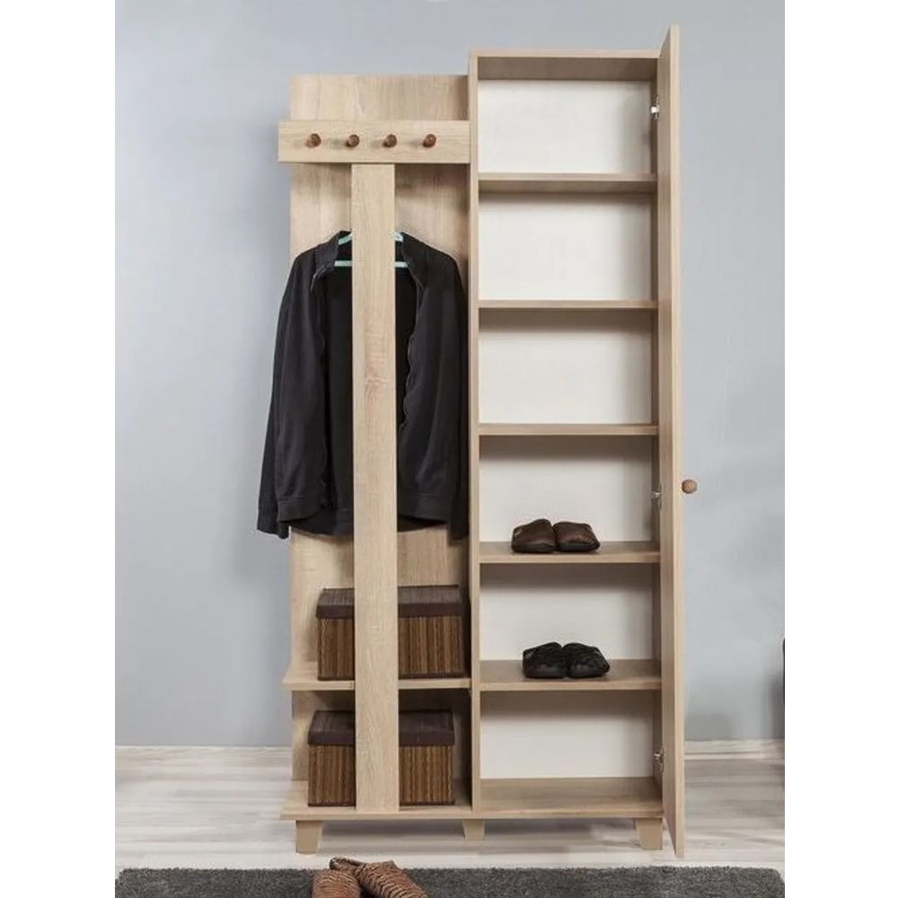 Hall Stand Garmanto 90 - Sonoma Oak slika 4
