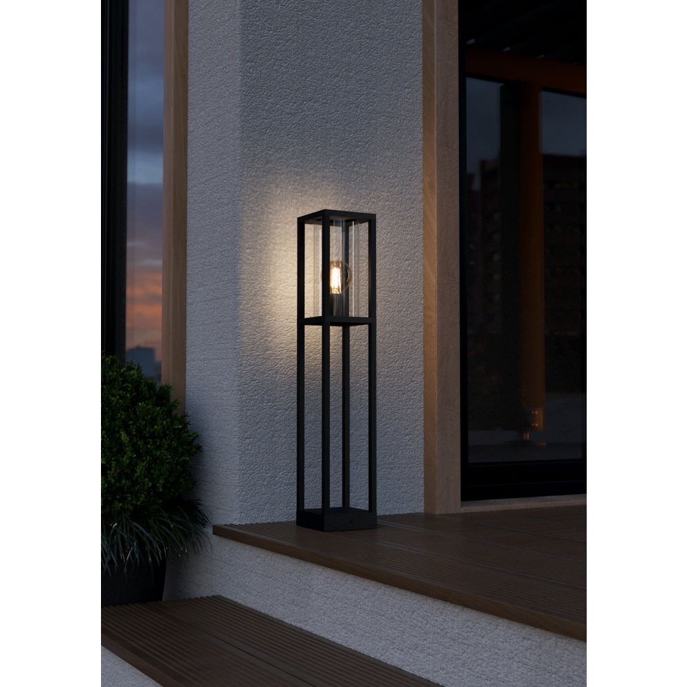 Eglo Cascinetta vanjska podna/1, e27, 40w, v-795, ip44, lijevani aluminij/staklo/crno slika 6