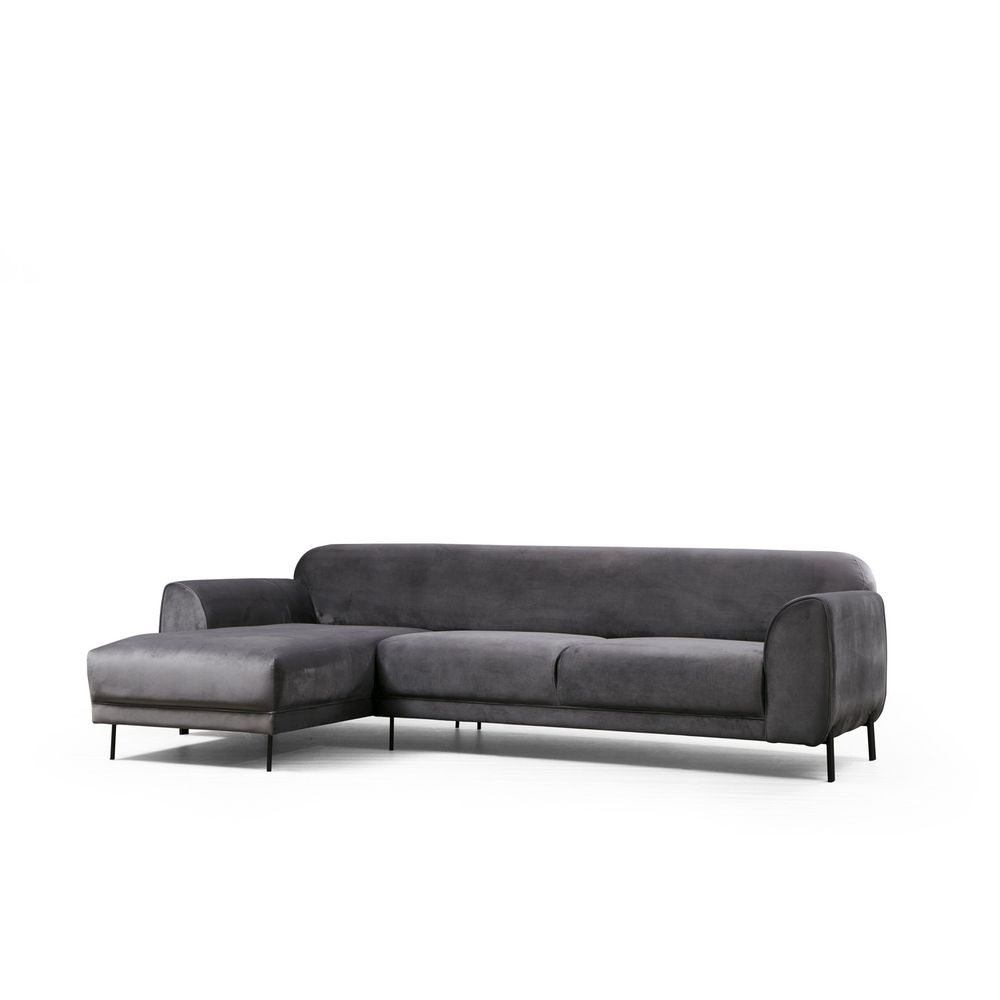 Sofa na razvlačenje - Lijevi kutak (Chl-3R) u antracit boji slika 10
