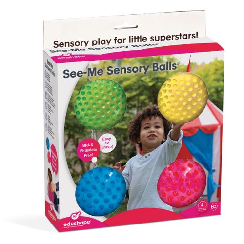 Edushape lopta The Original Sensory Balls See-Me - 4 kom slika 7