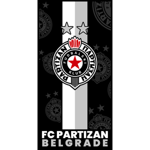 STEFAN peškir za plažu Partizan - dve linije