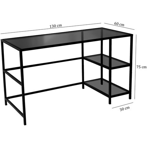 Master Çalışma Masası / 130x60cm M101F Black
Fume Study Desk slika 9