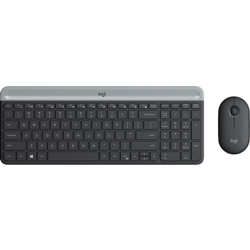 Logitech MK470 Slim Wireless Keyboard and Mouse Combo Graphite -YU slika 2