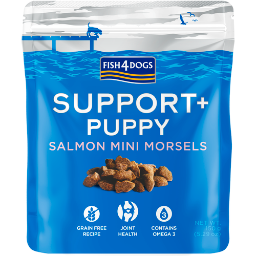 Fish4Dogs Support+ Puppy – Salmon, losos, 150 g slika 1