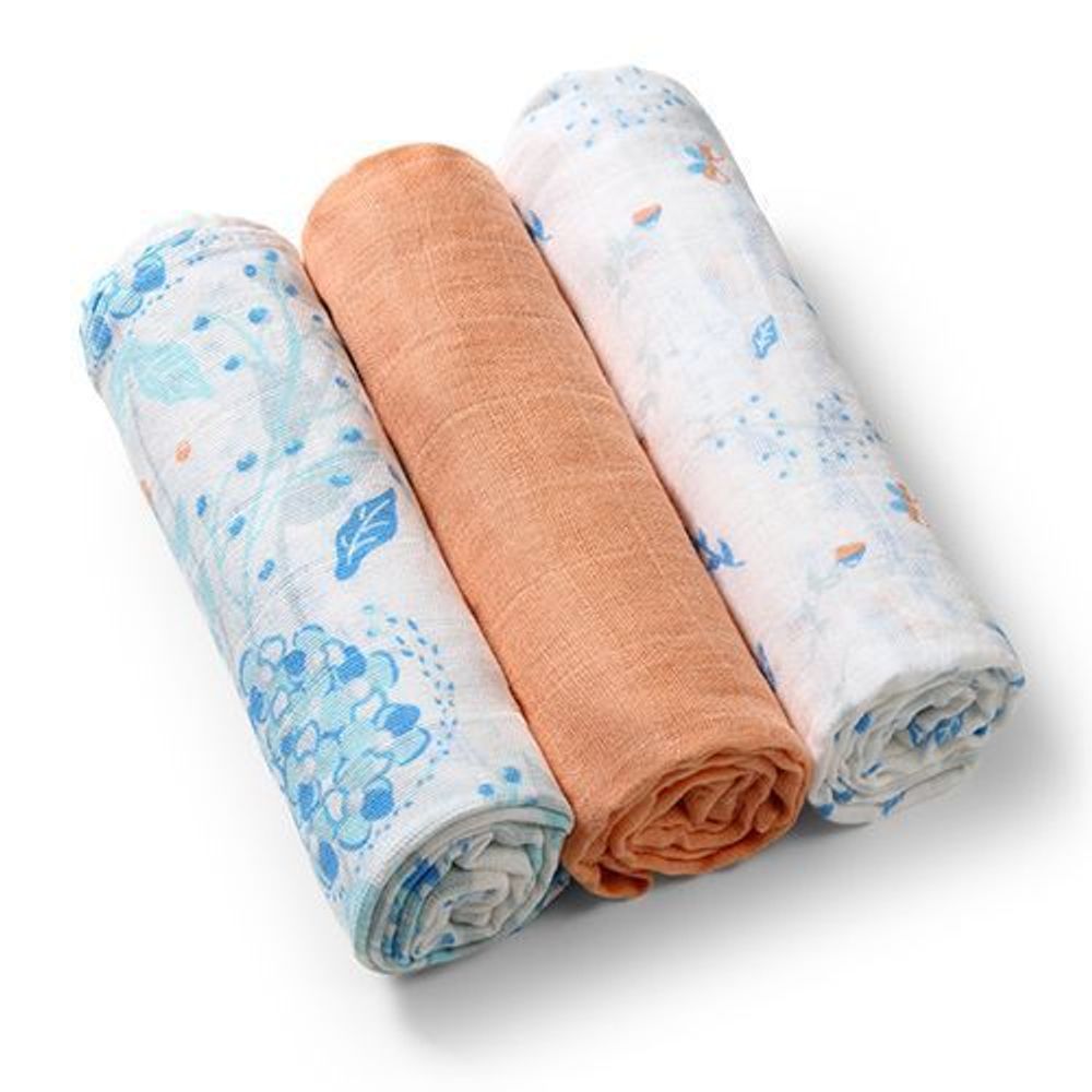 348/09 muslin pelene narančaste 3 kom slika 1