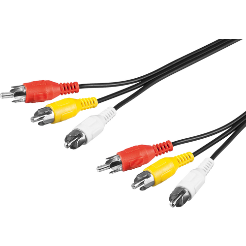 ZED electronic RCA kabel 1,0 metar, 3xRCA - AVK/1,0 slika 2