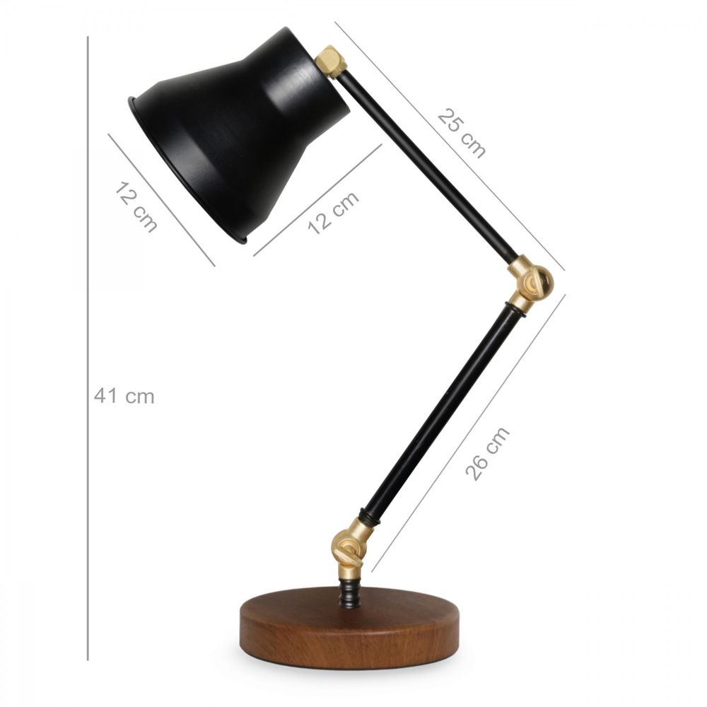 AYD-2868 Crna Stolna Lampa slika 4