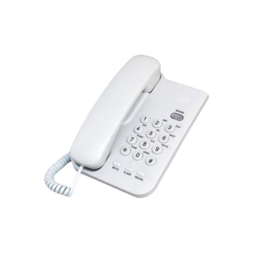 MeanIT Telefon analogni, stoni, beli - ST100 White slika 1