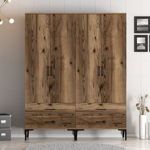 Kumsal TT - Walnut Walnut Wardrobe slika 1