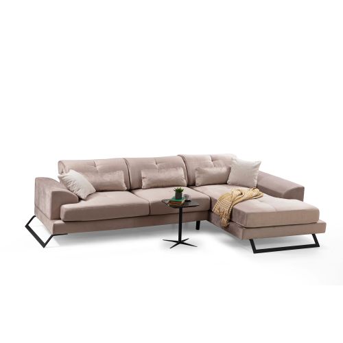 Atelier Del Sofa Frido Corner Right (L3+Chl) - Beige Beige Corner Sofa slika 11