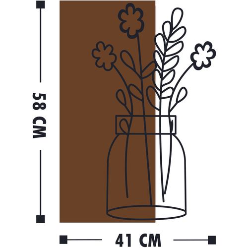 Wallity Drvena zidna dekoracija, Cicek2 slika 3